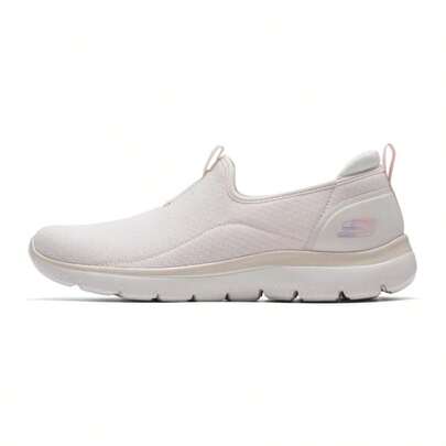 Skechers 女士休闲鞋，套脚设计，舒适日常休闲户外运动鞋 150270-NAT