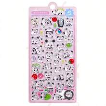 Cute 3D Panda Stickers - Cartoon Pop-Up Note Stickers. Fun, Shiny And Reusable. Perfect For Decorating Scrapbooks, Planners, Journals, Notebooks And Phone Cases. - Multicolor - View 6