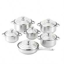 12-Piece Cookware Set, Made Of Stainless Steel, Non-Stick, Kitchen Cookware Set, Non-Stick Cooking Set, All Kinds Of Pots And Pans To Meet All Kitchen Needs, The Best And Most Practical Gift For Mom - 銀色 - 查看 13