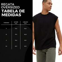 Men's Oversized Tank Top, 100% Cotton, Weightlifting Shirt, Gym, Workout, Casual - Khaki - View 3