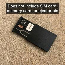 Hộp đựng SIM di động kèm thẻ nhớ Micro SD, hộp nhỏ gọn tiện dụng khi đi du lịch, đựng nhiều loại thẻ và dụng cụ tháo SIM, có khe cắm que chọc SIM, khay đựng nhiều thẻ tiện lợi khi di chuyển, vỏ bảo vệ an toàn cho SIM và thẻ SD, hộp đựng du lịch nhẹ và bền, tiết kiệm không gian cho du lịch, văn phòng và nhà (chỉ bao gồm hộp). - trắng - Xem 12