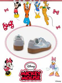 Disney 1 Pair Kids' Sneakers, Suitable For Daily Wear, Festivals, Sports, Outdoor Activities, Comfortable, Non-Slip, Durable, Breathable (Boys' Sneakers, Boys' Skate Shoes, Kids' Sports Shoes, Girls' Sneakers, Girls' Skate Shoes) - Baby Blue - View 3