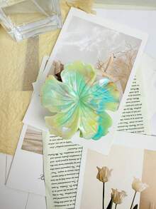 1个/3个/6个装女士爪夹，新款欧美卷发花朵爪夹，彩色时尚高端发夹，发爪发饰时尚发夹夏季穿搭 - 彩色 - 查看 3