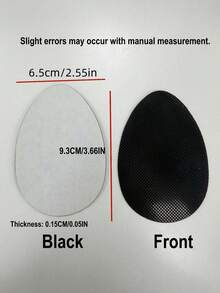 1/3/5 Pairs Anti-Slip Rubber Sole Stickers, Waterproof Heel Pads, Trimmable, Suitable For Formal Shoes And Casual Shoes - Multicolor - View 9