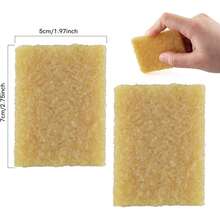 2PCS Glue Residue Pick-Up Eraser Rubber 2x2.75inchCement Eraser Rubber Cleaning Eraser For DIY Art Projects Removing Adhesive And Residues From Paper Plastic And More - TT429- - View 2