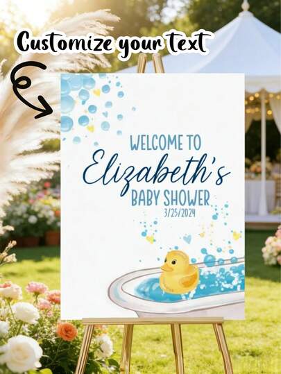 لافتة ترحيب لحفلة استقبال المولود بموضوع البطة الشخصية، لافتة ترحيب بالبطة المطاطية، لافتة ترحيب لحفلة استقبال المولود، لافتة ترحيب لحفلة استقبال المولود، BS0032DFlatBrackets أو ديكور الزفاف غير مشمول، ديكور الحفلة، ديكور الاحتفال، تصميم فريد، حفلة موضوعية، فن قماشي، شعور صنع يدوي، ديكور معلق على الحائط، لوحة زخرفية، ديكور المنزل، آباء جدد، مسطح 2D، ديكور غرفة مثالي