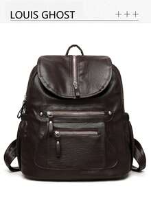 都市背包 | 诠释通勤美学，适用于各种场景 全粒面皮革纹理 多口袋模块化系统，一套装备，助您解锁商务出行的绝对视觉主导权 - 彩色 - 查看 15