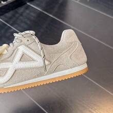 1 Pair Girl's Flat Casual Sneakers, Suitable For Daily Wear And School Outfits - Beige - View 4