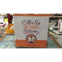 Tea/Coffee Set, 13 Pieces, With Teapot, Cups, Saucers, And Blue - Multicolor - View 5