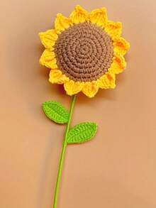 1件钩织向日葵礼物，适合生日、情人节、教师节、母亲节、父亲节、毕业季及其他场合 - 笑臉 - 查看 13