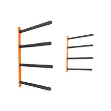Wall Kayak Storage Rack, 4-Capacity Wall Mounted Kayak Holders For Kayak Canoe Paddle Board, Kayak Storage Hooks With Adjustable Padded Arms, 400 LBS Load Kayak Hanger For Indoor Outdoor Garage - Orange - View 8