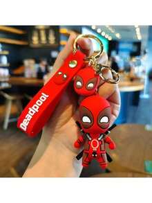 1 chiếc mặt dây chuyền hình búp bê anime dễ thương Marvel phiên bản Q, móc khóa balo thời trang, quà tặng đôi, quà sinh nhật, quà năm mới, quà Valentine, quà Phục Sinh (Kiểu ngẫu nhiên) - Nhiều màu - Xem 6
