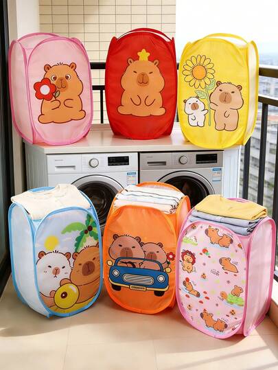 Foldable Dirty Clothes Basket, Laundry Hamper, Toy Storage Bin, Portable Collapsible Laundry Basket