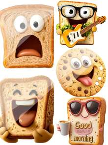 Creative Cartoon Refrigerator Magnets, Home Decor Fridge Magnets, Cute Design, Small & Fun, Essential For Refrigerator & Kitchen, Daily Life Decoration Gift - Multicolor - View 13