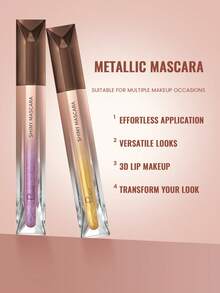 Pudaier 钻石闪耀睫毛膏 - 防水、防晕染、珠光效果、浓密纤长、持妆12小时 - 03 - 查看 4