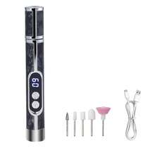 Rechargeable Electric Nail Grinder, Nail Drill Kit, Multi-Function Nail Polisher, USB Rechargeable - Thick Nail Grinding Nail Sanding Machine, 180mAh Lithium Battery Long Lasting, Professional Multi-Speed Electric Nail File, Nail Polishing Care Shaping Tool, Manicure Professional Grinding Tool, Nail Lamp & Grinder 2-In-1, Great Gift For Women, High Quality And Affordable - Nhiều màu - Xem 9