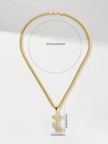 Women Pendant Necklaces - Yellow Gold - View 6