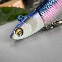 9cm 21.8g Lead Head Soft Bait Fishing Lure - Dusty Blue - View 3
