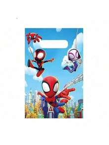 Marvel 10Pcs, Superhero Spider Man Party Gift Bag, Gift Bag - A Cute Gift Bag Suitable For Birthdays, Events, And Celebrations, Perfect For Fans To Add Fun To Any Occasion, Welcome Gifts, Birthday Gifts, Christmas Gifts, Day Of The Dead Gifts (Random Style) ﻿ - Multicolor - View 2