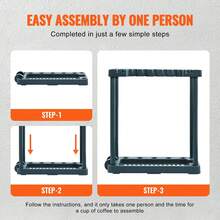 Garage Tool Storage Racks - Kunststoff Quadratisch Zum Einstecken - View 5