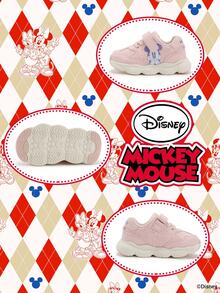 Disney 1 Pair Children's Collaborative Sports Shoes, Suitable For Daily Wear, Festivals, Sports, Outdoor Activities, Comfortable, Non-Slip, Durable, Breathable (Boys' Sports Shoes, Boys' Skate Shoes, Children's Sports Shoes, Girls' Sports Shoes, Girls' Skate Shoes) - Pink - View 4