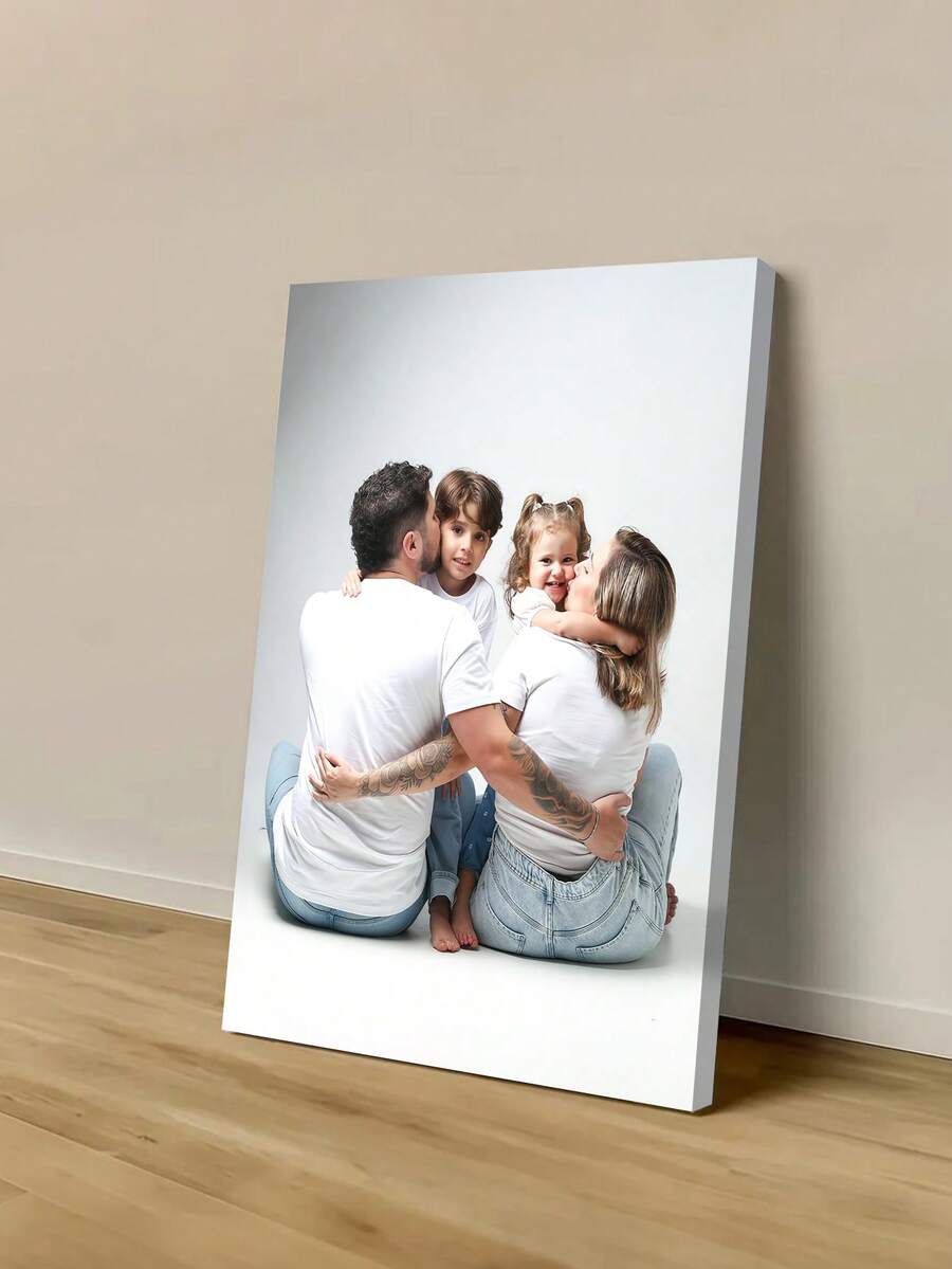 1幅定制帆布墙画，个性化无框海报，温馨室内装裱帆布画，母亲节礼物，婚礼纪念品，父亲节礼物，个性化纪念礼物，适用于婚礼、生日派对、母亲节、毕业季、父亲节、房间装饰，可定制商品，卧室装饰，定制礼物，图片，照片，装裱墙画，送给闺蜜的礼物，送给家人的礼物，生日礼物，送给男友、女友、家人、爱人、朋友的礼物，2026系列