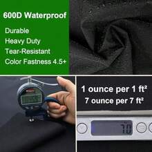 Grill Cover Fi Traeger Pro 575 And Pro 22 TFB82KLF TFB57KCL TFB30KLF TFB29BKLF  Grill And Smoker Compared To Traeger BAC503 Outdoor Eavy Duty Of BBQ Grill Cover - 黑色 - 查看 5