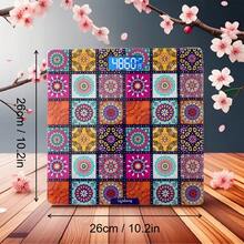 1 pieza Báscula digital de baño, báscula de peso con plataforma de vidrio que mide hasta 360 libras, pantalla retroiluminada grande, esencial para el hogar - Negro - Ver 1