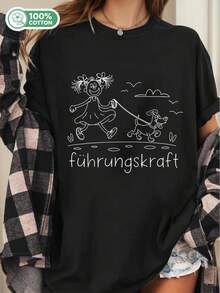 Women T-Shirts - Black - View 6
