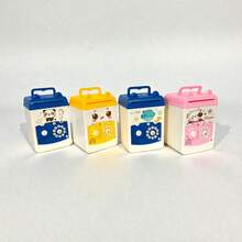 Electronic Piggy Bank For Children With Key, Compact Size, Children's Day Gift - Yellow - View 6