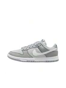 Sepatu Sneakers Nike Dunk LX "Light Smoke Grey" Model Low-Top, Wanita - abu-abu - View 12