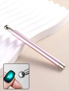 2-In-1 Cat Eye Nail Strengthening Magnetic Tool Set, Multi-Functional Strong Magnetic Cat Eye Gel Nail Polish Set, Includes Steel Ball Suction Cup, Nail Strengthening Design Accessories, Wooden Tools, Suitable For Home DIY And Nail Salons - Steel Ball - View 12