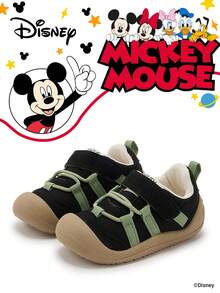 Disney 1 Pair Kids' Sneakers, Suitable For Daily Wear, Festivals, Sports, Outdoor Activities, Comfortable, Non-Slip, Durable, Breathable (Boys' Sneakers, Boys' Skate Shoes, Kids' Sports Shoes, Girls' Sneakers, Girls' Skate Shoes) - Black - View 1