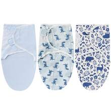 Oaoleer 3PCS BABY Swaddle 0-3 Months - Swaddles For Newborn, Adjustable Newborn Swaddling Wrap For Baby Boys And Girls, Swaddle Blanket Sleep Sack, Easy Change - Multicolor - View 10