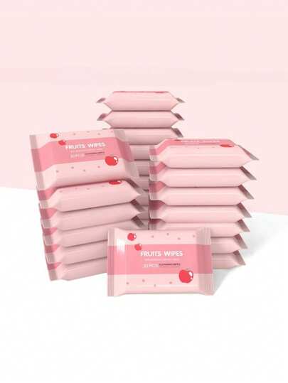 10 pièces/paquet Lingettes humides portables, pratiques pour le nettoyage des mains et du visage, convient aux étudiants