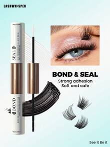 10毫升簇状假睫毛胶水，DIY单根假睫毛嫁接胶水，持久强力粘合，居家轻松嫁接 - 彩色 - 查看 3