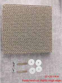 1个鹦鹉咀嚼玩具，笼内减压玩具，宠物鸟撕咬玩具，啃咬板，鹦鹉和爱情鸟必备配件 - 耐用纸质材料，可DIY，鸟笼配件，喂鸟器，鸟类玩具，鹦鹉玩具，咀嚼棒，啃咬玩具，秋千架，攀爬梯，铃铛玩具，益智鸟类玩具 - 彩色 - 查看 11