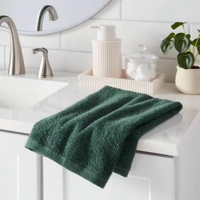 Everyday Hand Towel Dark Green, Hand Towel For Bathroom