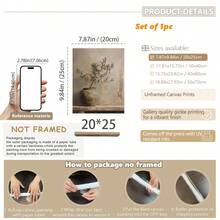 1 Stück gerahmte Leinwandkunst, Olivenbaum und Vintage Vase Leinwanddruck, moderne Wanddekoration, geeignet für Wohnzimmer, Schlafzimmer, Büro, Nahost-Heimdekoration, Raumdekoration Ästhetik, Retro-Bauernhaus-Stil dekorativer Poster, Frühlingsdekoration - Olivenbaum - Übersicht 18