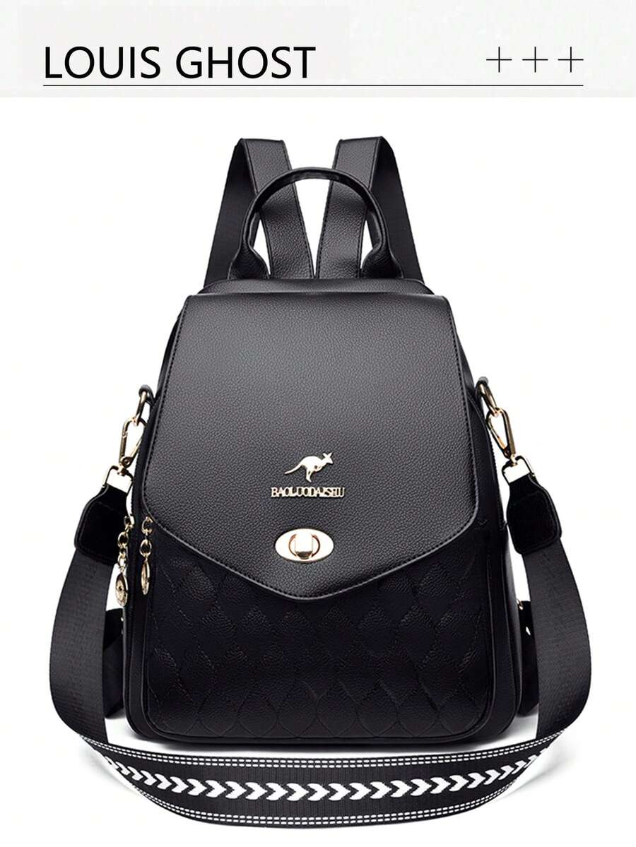 Leather Backpack | Interpret The Aesthetics Of Travel In All Scenarios Quilted Stitching Process, A Set Of Equipment To Unlock The Absolute Visual Sovereignty Daily, Commuting And Travel The Whole Series Is Equipped With Adjustable Double Shoulder Straps/Crossbody Straps Top Handle, Through Double Shoulder Commuting Liberation, Hand-Held Quick Access,-Body Urban Neat And Adapt To Officen