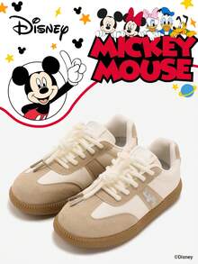 Disney 1 Pair Kids' Sneakers, Suitable For Daily Wear, Festivals, Sports, Outdoor Activities, Comfortable, Non-Slip, Durable, Breathable (Boys' Sneakers, Boys' Skate Shoes, Kids' Sports Shoes, Girls' Sneakers, Girls' Skate Shoes) - Khaki - View 1