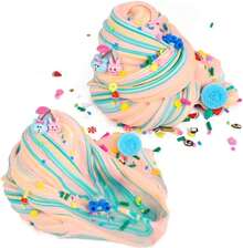 9 Pack Slime Kit Box Including Butter Cloud Slime Girls Boys, Party Favors Non-Sticky Stress Relief Toy Kids,Birthday,Party Gifts,Squeeze Toy - 9包裝史萊姆盒 - 查看 2