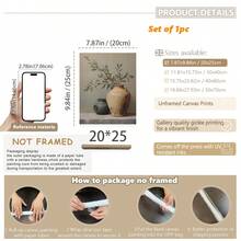 1 Stück gerahmte Leinwandkunst, Olivenbaum und Vintage Vase Leinwanddruck, moderne Wanddekoration, geeignet für Wohnzimmer, Schlafzimmer, Büro, Nahost-Heimdekoration, Raumdekoration Ästhetik, Retro-Bauernhaus-Stil dekorativer Poster, Frühlingsdekoration - Olivenbaum - Übersicht 16