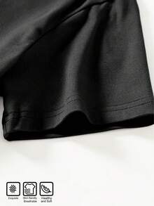 2026 Where The Magic Begins Girls' Disney Short-Sleeve T-Shirt, Minnie Mouse Polka Dot Bow Print, Castle Fireworks Background, Round Neck Top, Suitable For Daily School, Outings, And Casual Wear. Simple Design, Pairs With Various Bottoms. - màu đen - Xem 5