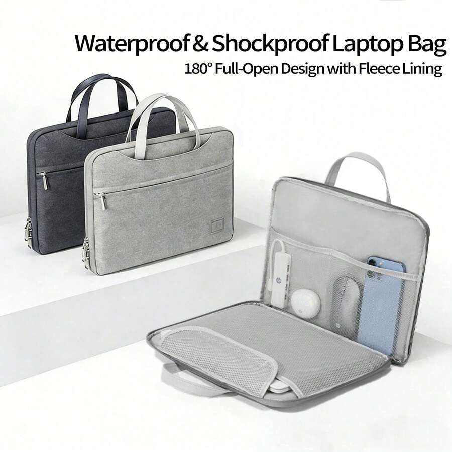 HP Pack O Laptop Sleeve, Shock-Absorbing & Scratch-Resistant Lining, Durable Water-Resistant Fabric, 360-Degree Full Protection Laptop Carrying Case - Multicolor - View 1