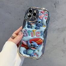 This Brand-New Disney Lilo & Stitch Phone Case Features A Cute And Playful Expression, A Simple And Stylish Appearance, And A Smooth Feel.Made Of Cute And Eye-Catching TPU Material With A 2D Wave Texture, It Includes Camera Protection, Cute Phone Case,Iphone17 Pro Max Case,Polka Dot,Travel Must Haves.Making It An Ideal Choice For Girls. Compatible With IPhone17/16/15/14/13/...12 Mini Pro Max Pro Plus XRXS. It's The Perfect Gift For Friends And Family. Stylish Phone Case, Fun Expression Design, Lightweight And Durable. Cute Phone Case,Iphone17 Pro Max Case,Polka Dot,Travel Must Haves. - Silver - View 4
