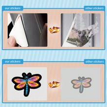 50PCS Neon Animals Stickers Decals Scrapbook, Journaling, Laptop, Bumper, Skateboard, Water Bottles, Collectibles, Pen Holders, Journals, Computer, Phone Stickers Can Bring A Lot Of Fun To Your Life, The Perfect Gift For Adults - Neon Film - View 6