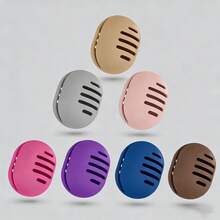 1pc Makeup Sponge Holder, Double-Sided Breathable Silicone Protective Case, Washable & Reusable Makeup Sponge Storage Box - Multicolor - View 3