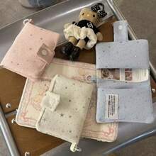 SANRIO 新款韩版ins风亮片星星迷你方形钱包，少女百搭零钱包 - 彩色 - 查看 2