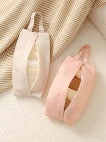 Túi đựng đồ lót du lịch, túi đựng quần lót và tất di động, túi đựng đồ chống thấm nước có tay cầm, túi đựng mỹ phẩm tối giản, túi đựng đồ lót mini đa chức năng, phù hợp cho cả nam và nữ, dùng để đựng đồ lót, tất và mỹ phẩm, phụ kiện thiết yếu cho du lịch, du thuyền, bãi biển, chuẩn bị năm học mới. - Nhiều màu - Xem 6